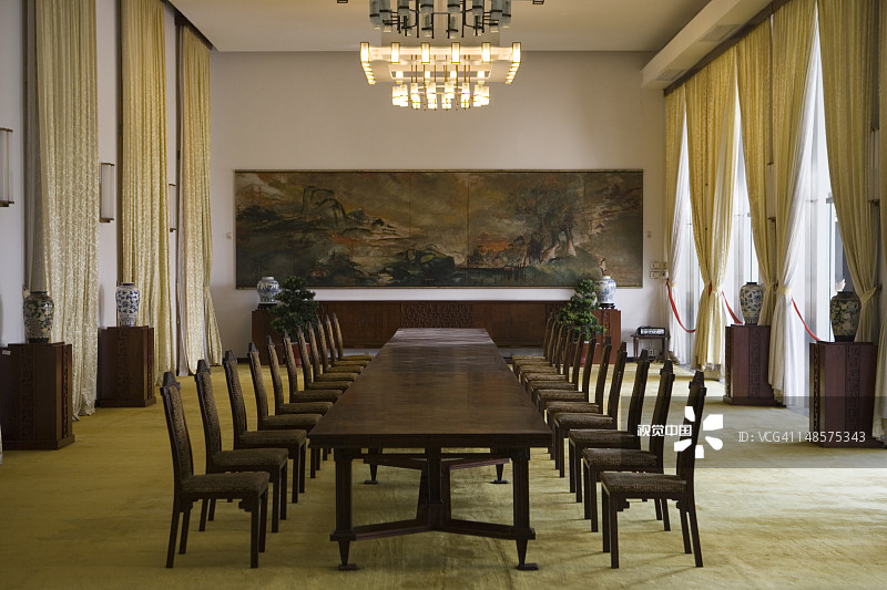 统一宫（前独立宫）会议室图片素材