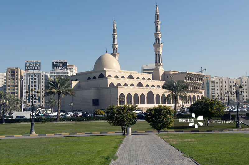 费萨尔国王清真寺图片素材