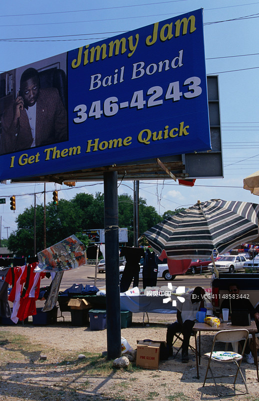 保释金债券广告牌图片素材