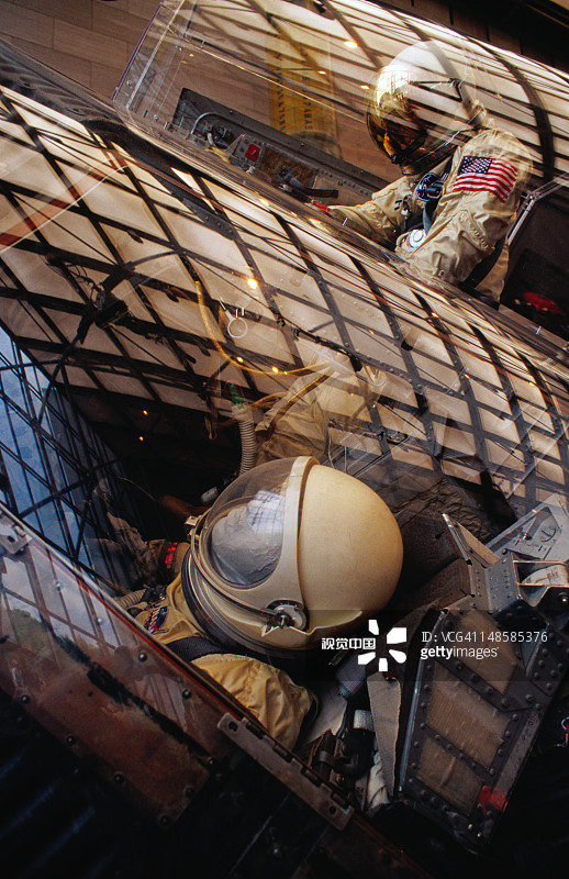 双子座4号上的宇航员，国家航空航天博物馆。图片素材