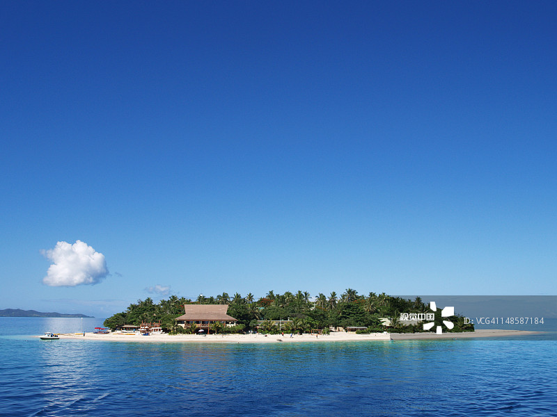 海滩梳理者岛图片素材