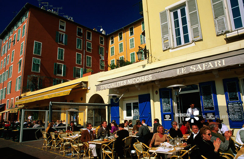 萨雷亚 Cours 的餐厅和食客图片素材