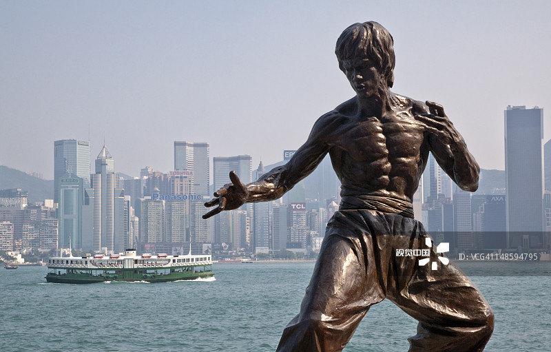 李小龙雕像图片素材