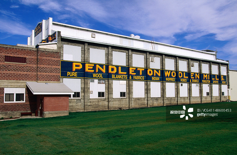 潘德尔顿羊毛纺织厂外景图片素材