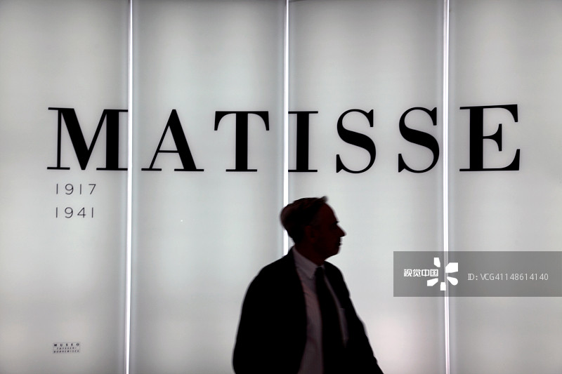 蒂森-博内米萨博物馆 (Museo Thyssen-Bornemisza) 马蒂斯展览标志图片素材