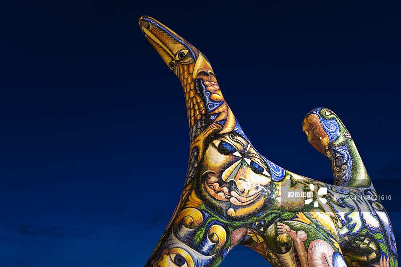 比拉朗马尔公园的天使雕塑图片素材