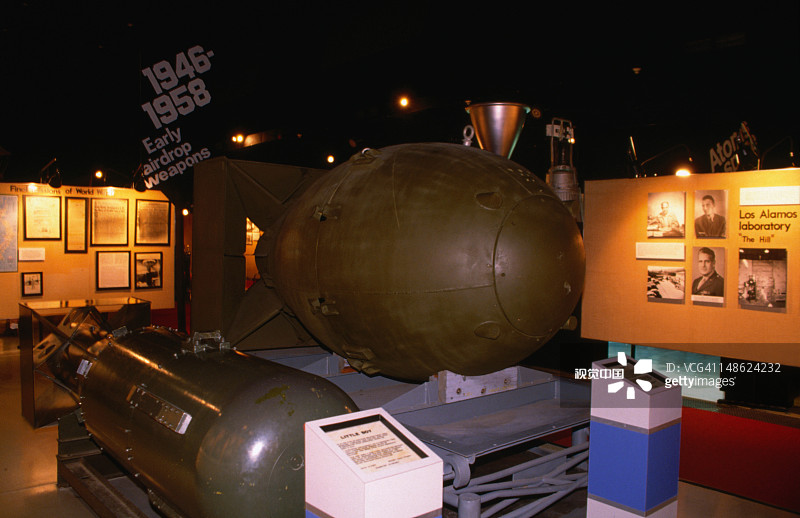 国家原子博物馆的原子弹展示图片素材