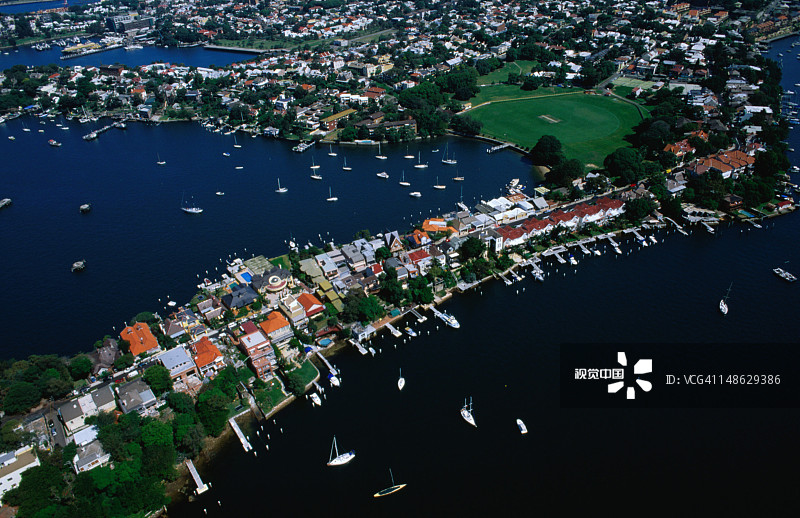 悉尼巴尔曼郊区，以首批舰队上的威廉·巴尔曼命名图片素材