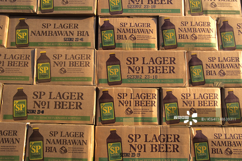 南太平洋窖藏啤酒箱图片素材