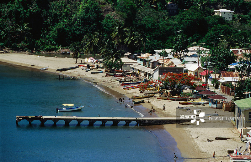 昂斯拉雷的俯视图图片素材