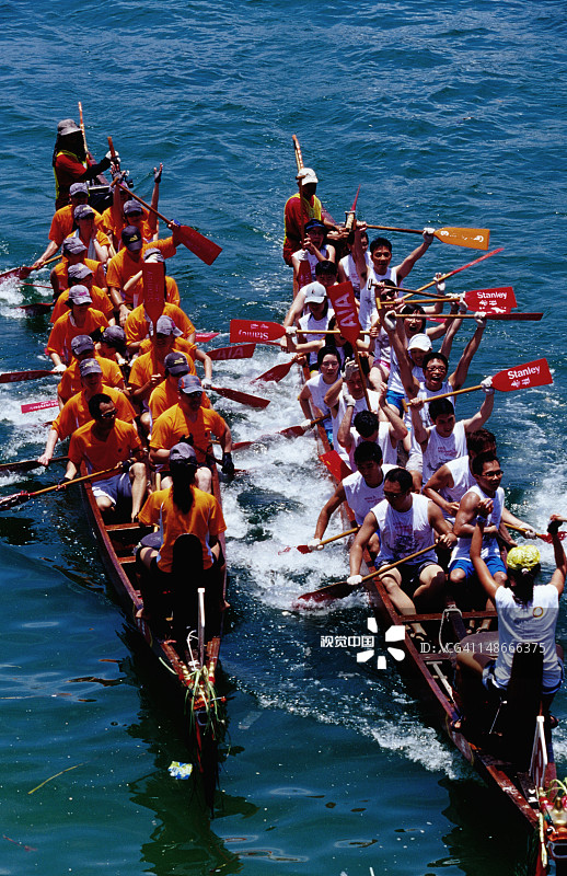 赤柱海滩龙舟赛图片素材