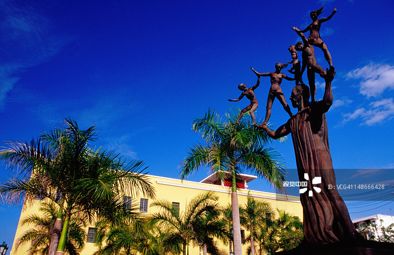 旧圣胡安雕像图片素材