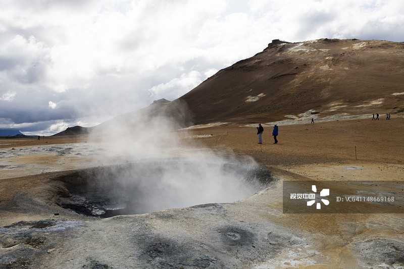 克拉夫拉地热区图片素材