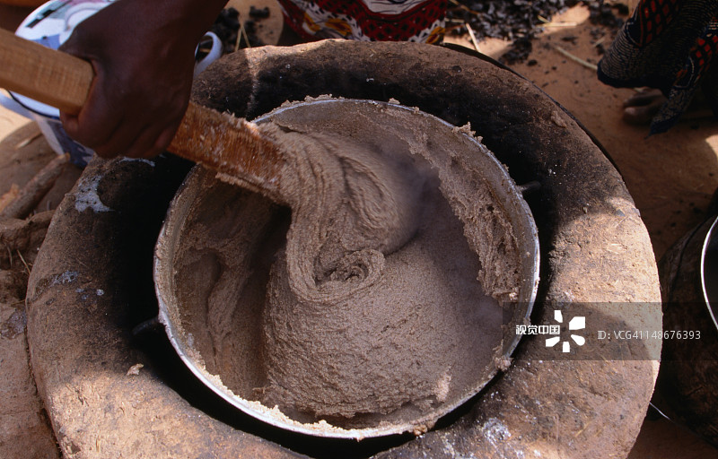 丹纳尼村庄烹饪美食图片素材