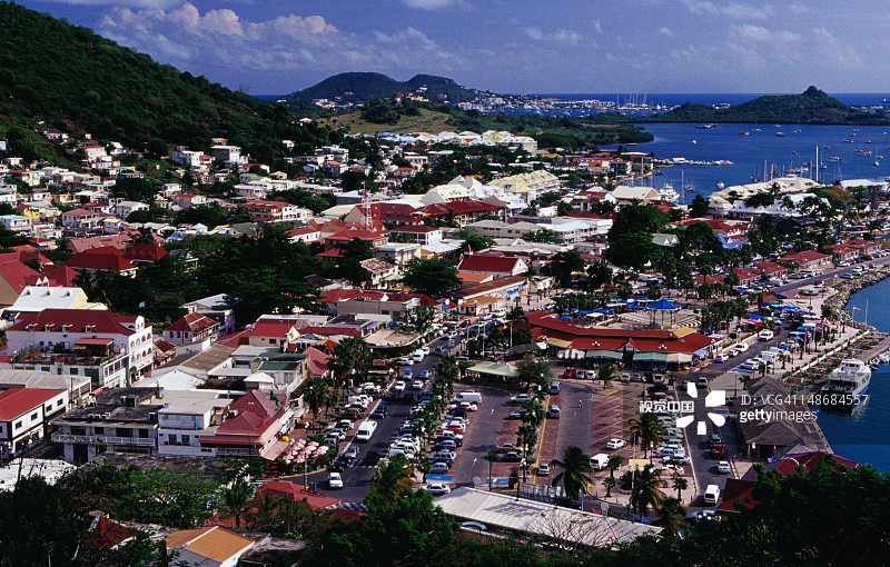 路易斯堡看到的马里戈市图片素材