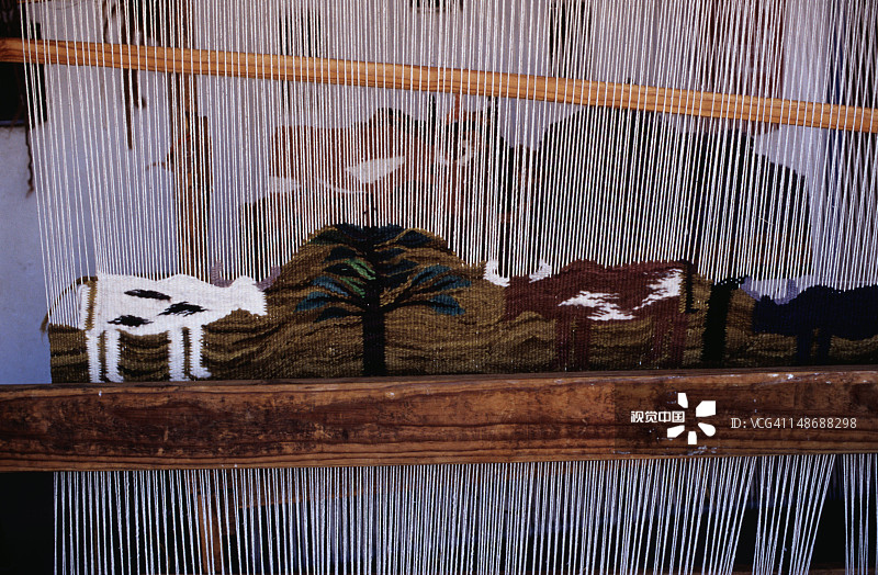 奥迪村的编织工艺：为村民提供经济基础图片素材