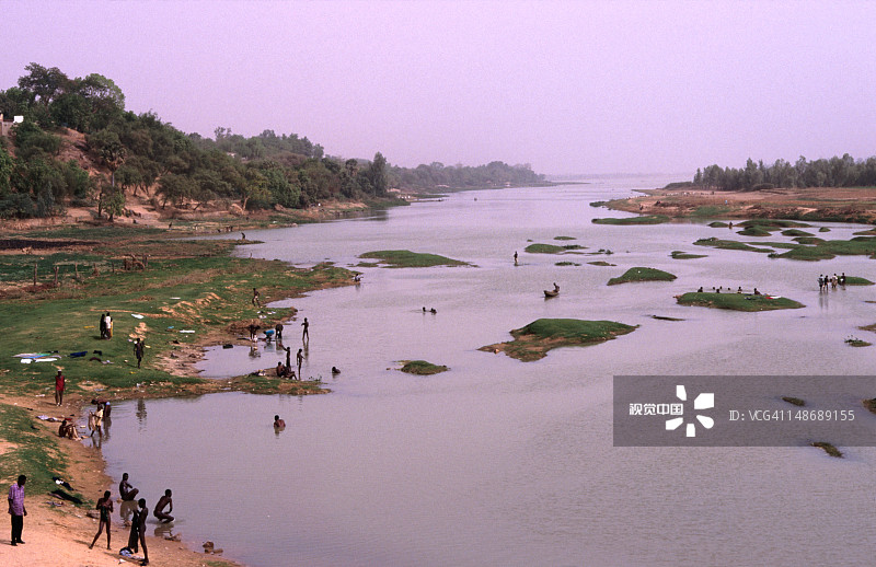 马拉迪的尼日尔河图片素材