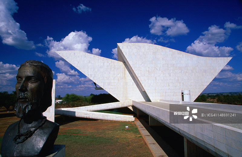 提拉登特斯雕像与国家万神殿图片素材