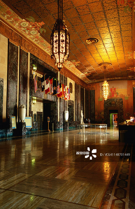 路易斯安那州议会大厦大厅图片素材