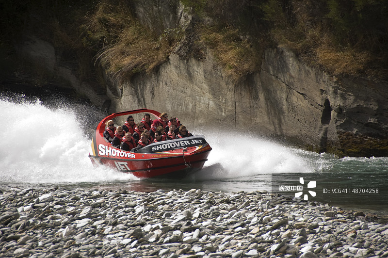 喷射快艇肖托瓦河图片素材