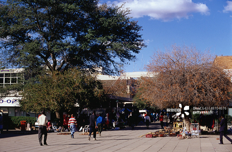 哈博罗内的购物中心图片素材