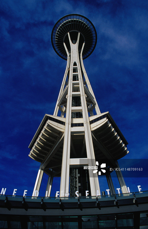 西雅图太空针塔图片素材
