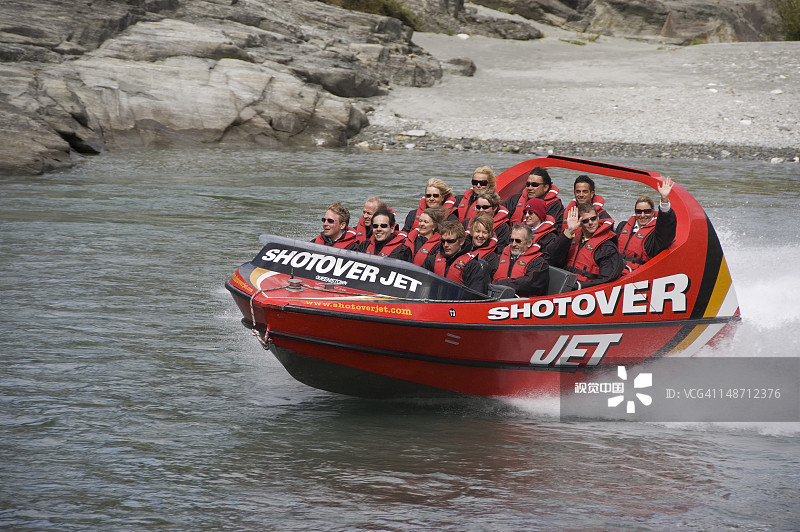 喷射快艇肖托瓦河图片素材