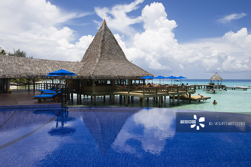 起亚奥拉酒店游泳池和酒吧图片素材
