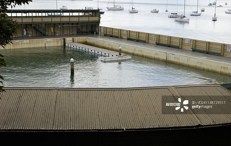 埃尔金顿公园游泳池，巴尔曼图片素材