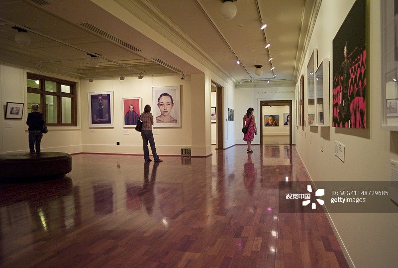 澳大利亚旧议会大厦中的国家肖像美术馆图片素材