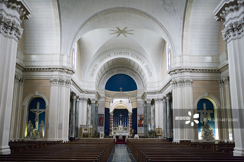 阿斯隆主教座堂内景图片素材