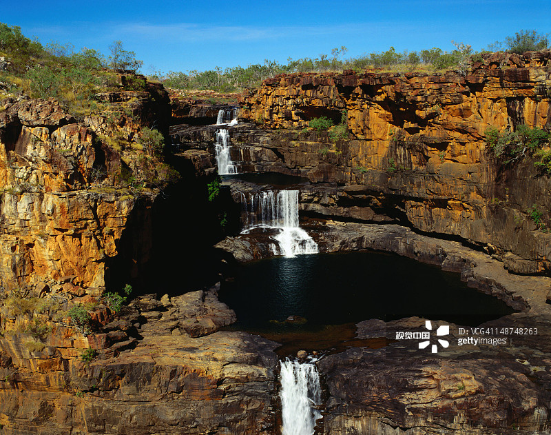 米切尔高原上的米切尔瀑布图片素材