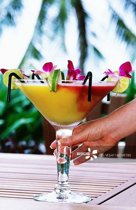 鸡尾酒，海曼岛度假村图片素材