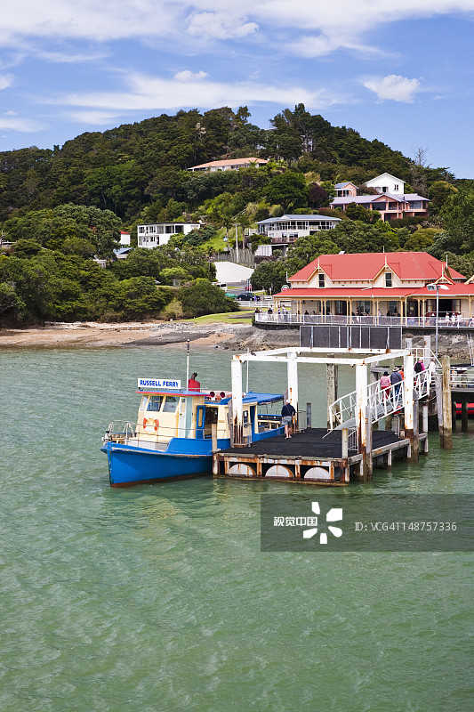 岛屿湾派希亚港口图片素材