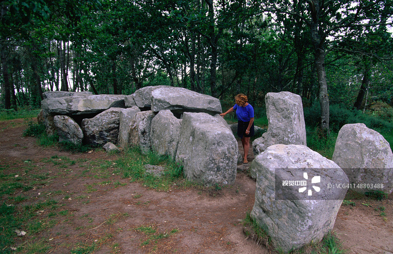 卡纳克巨石林，公元前4500年至2000年图片素材