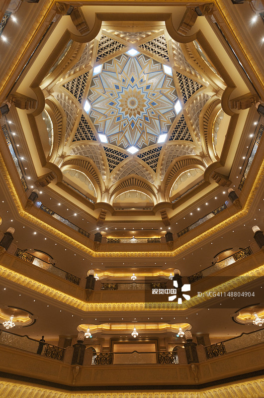 阿联酋皇宫酒店内景图片素材