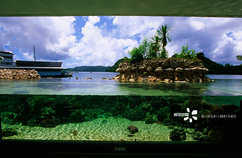 普劳水族馆水下观景区图片素材