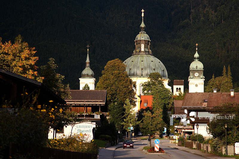 埃塔尔修道院：14世纪的本笃会修道院图片素材