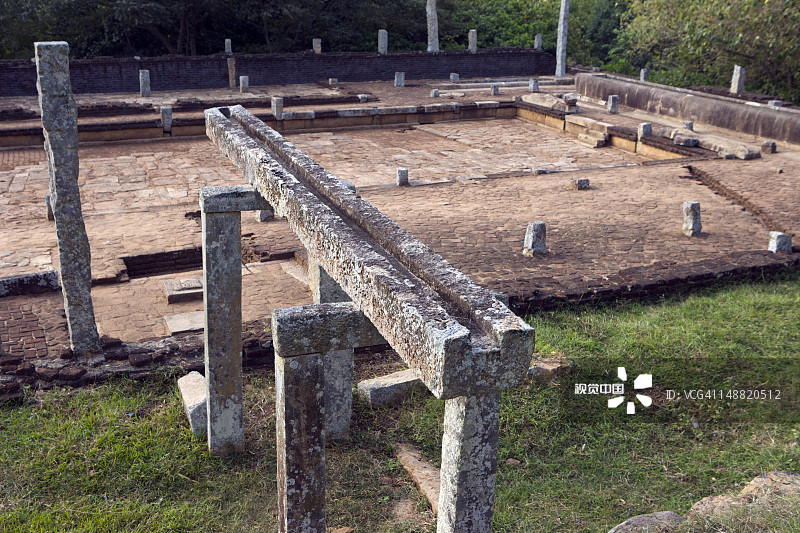 古代遗址：布施堂图片素材