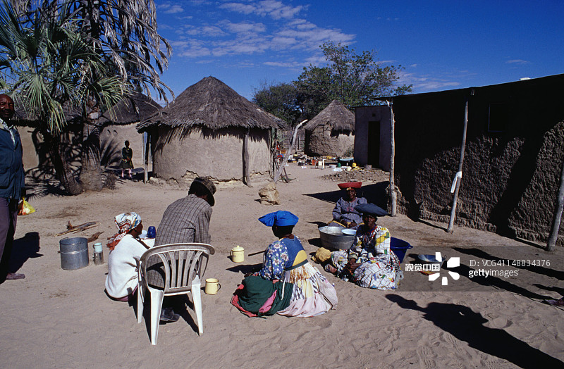 来自毛恩附近马布杜沙村的海雷洛人图片素材