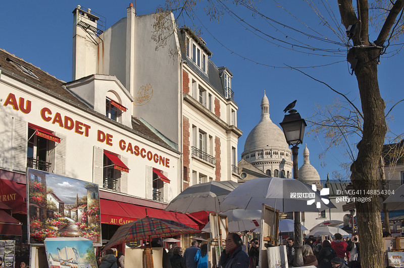 蒙马特高地广场图片素材