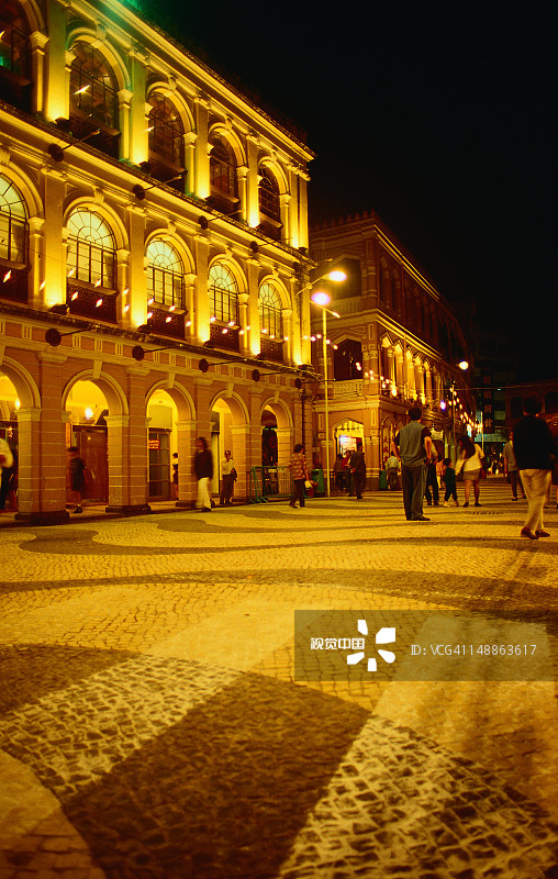 澳门议事亭前地图片素材