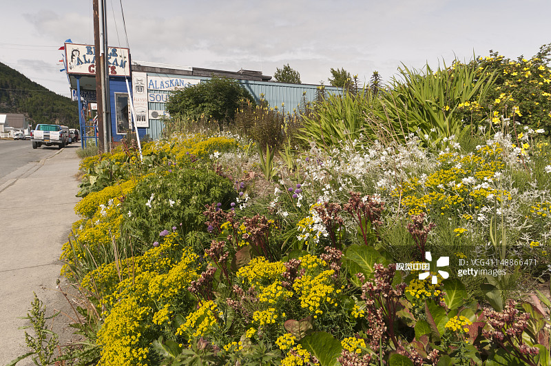 商业区店铺图片素材