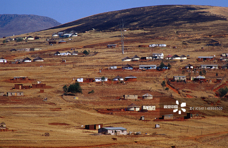 特兰斯凯地区的科萨村庄图片素材