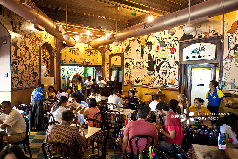 科拉巴的蒙德加咖啡馆图片素材