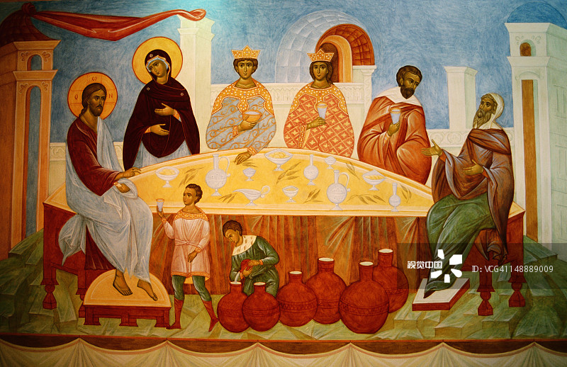 迦拿的奇迹图片素材