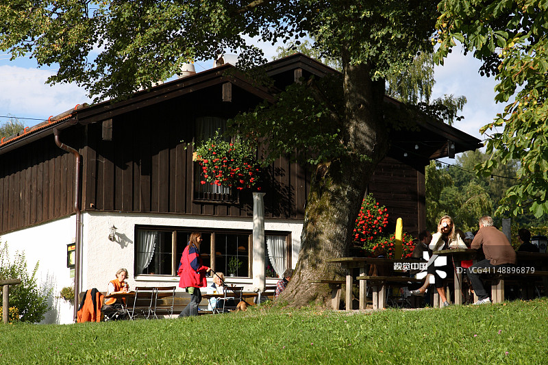 慕瑙沼泽的咖啡馆图片素材