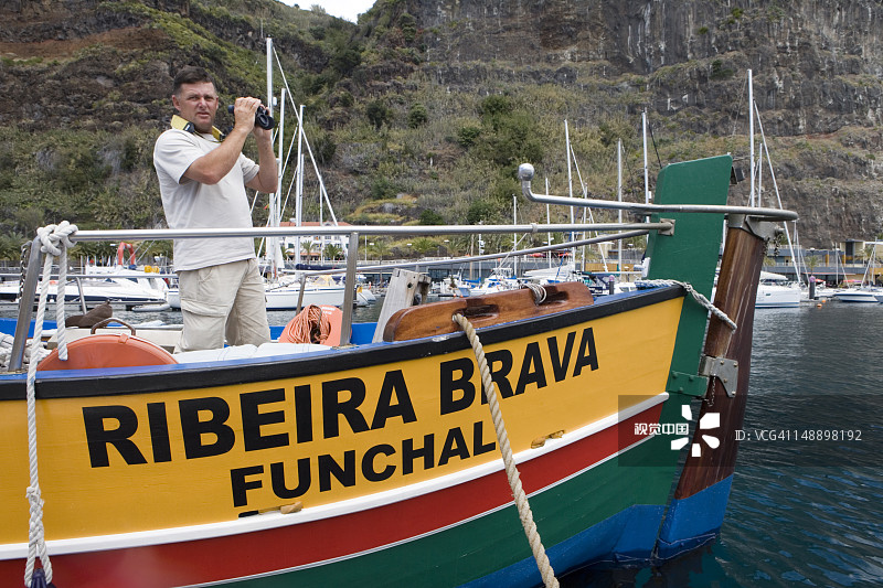 里贝拉布拉瓦赏鲸船图片素材