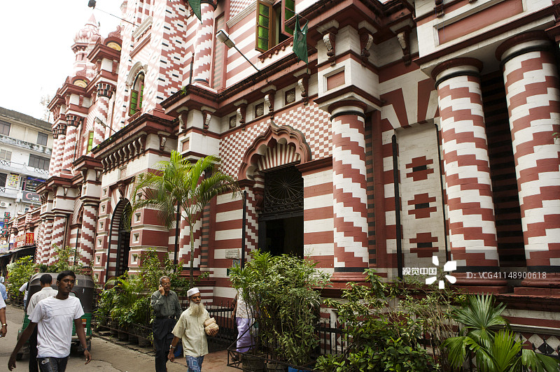 科伦坡贝塔区第二十字街的贾米-乌-阿尔法清真寺图片素材