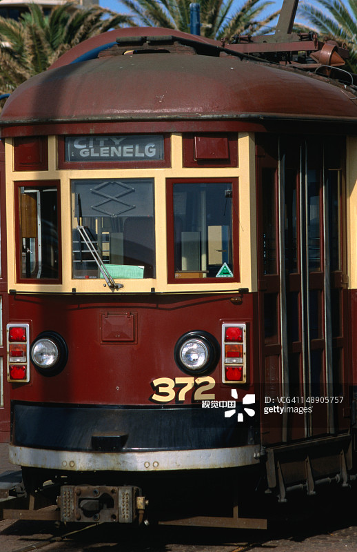 格雷尔著名的古董电车：阿德莱德仍在运营的唯一电车服务图片素材